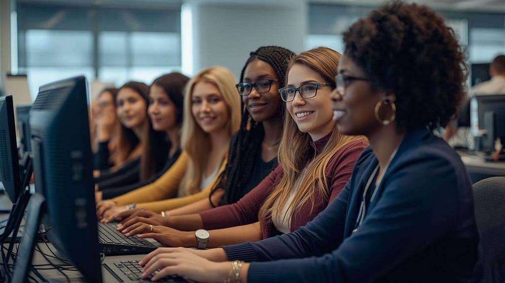 Diverse team of AI researchers in a lab MindViewMagazinecom