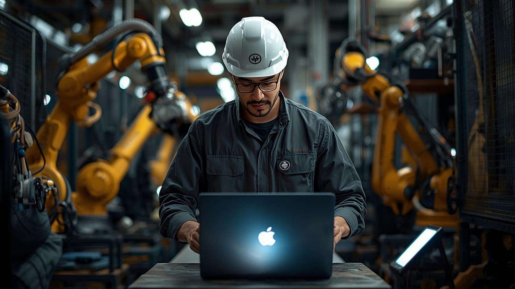 Factory worker replaced by robotic arms MindViewMagazinecom <img title=