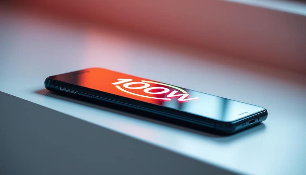 100W fast charging smartphone 100W fast charging smartphone