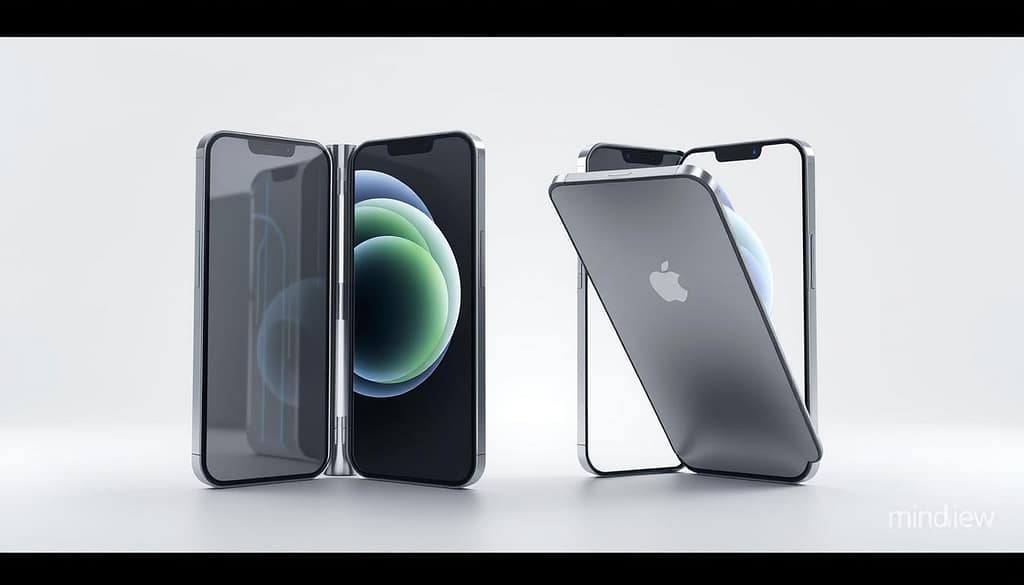 Apples foldable iPhone design Apples foldable iPhone design