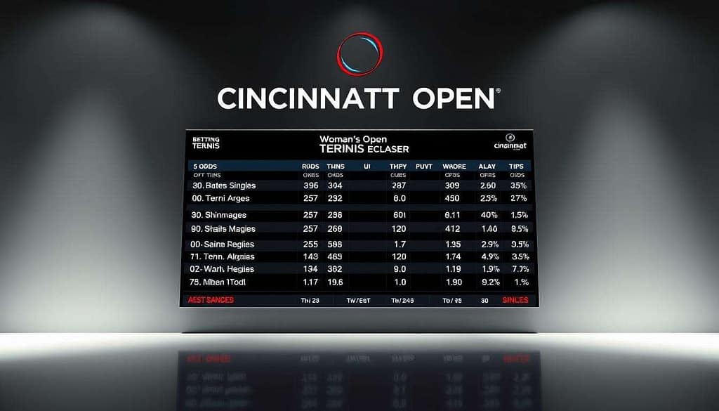 Cincinnati Open betting odds Cincinnati Open betting odds