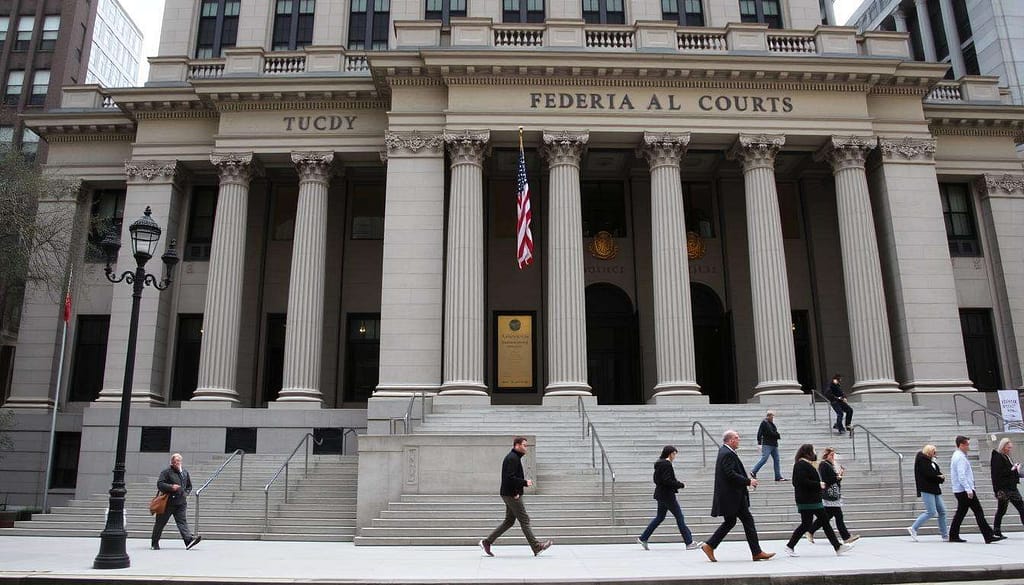 Federal courthouse in Chicago where immigration cases are heard Federal courthouse in Chicago where immigration cases are heard