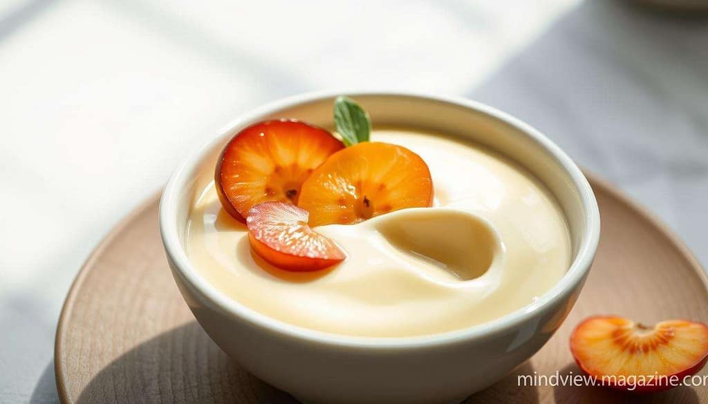 Silky Osmanthus Tofu Pudding with Seasonal Fruit Toppings Silky Osmanthus Tofu Pudding with Seasonal Fruit Toppings