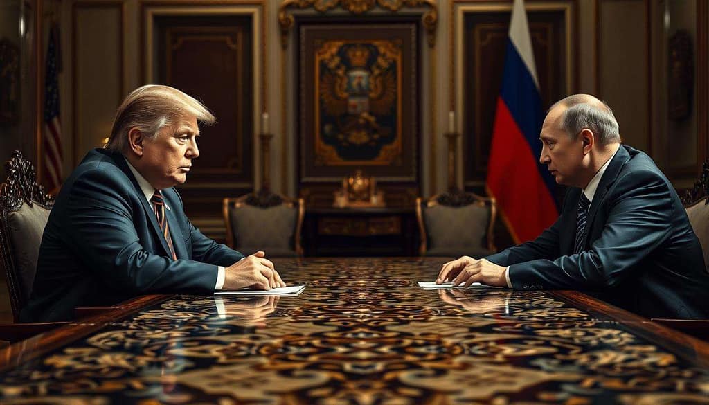 Trump and Putin meeting Trump and Putin meeting