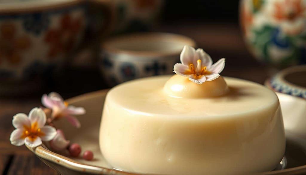 tofu pudding with osmanthus tofu pudding with osmanthus