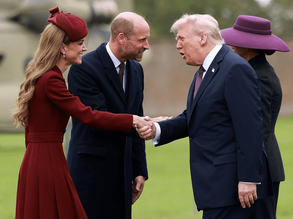 image MindViewMagazinecom Prince William and Kate Middleton greet Donald Trump and Melania Trump during a formal visit at Windsor Castle in September 2025
