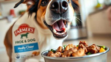 HappydogeatingfromabowlofTheFarmersDogfood MindViewMagazinecom Happy dog eating from a bowl of The Farmers Dog food