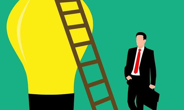 Photo by Mohamedhassan MindViewMagazinecom stairs idea bulb business man climbing concept connection contact design suitcase ladder slight thinking workplace creative new business businessman business idea marketing market target challenge top
