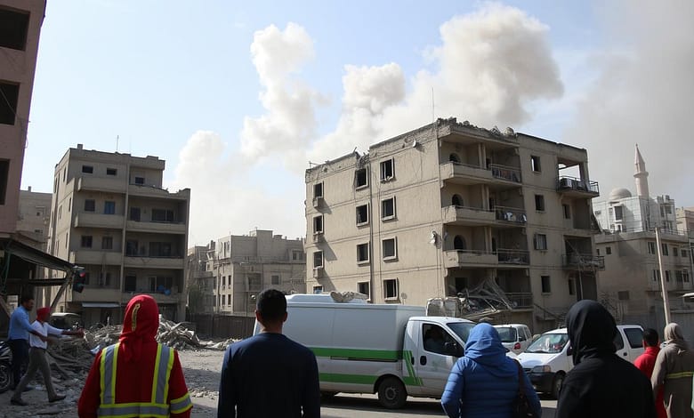 AftermathofIsraeliairstrikeinSanaaYementhatkilledHouthiprimeministerAhmed MindViewMagazinecom Aftermath of Israeli airstrike in Sanaa Yemen that killed Houthi prime minister Ahmed al Rahawi